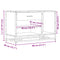 vidaXL Shoe Bench Grey Sonoma 80x40x53.5 cm Engineered Wood and Metal
