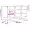 vidaXL Shoe Bench Black 84x40x53.5 cm Engineered Wood and Metal