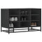 vidaXL Shoe Bench Black 84x40x53.5 cm Engineered Wood and Metal