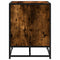 vidaXL Shoe Bench Smoked Oak 84x40x53.5 cm Engineered Wood and Metal