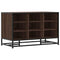 vidaXL Shoe Bench Brown Oak 84x40x53.5 cm Engineered Wood and Metal