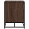 vidaXL Shoe Bench Brown Oak 84x40x53.5 cm Engineered Wood and Metal