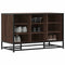 vidaXL Shoe Bench Brown Oak 84x40x53.5 cm Engineered Wood and Metal