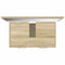 vidaXL 2 Piece Bathroom Furniture Set Sonoma Oak Engineered Wood