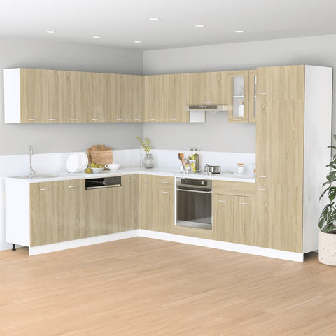 vidaXL Oven Cabinet Sonoma Oak 60x46x81.5 cm Engineered Wood