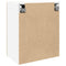 vidaXL Wall Mounted Cabinet Lyon Sonoma Oak 50x31x60 cm Engineered Wood