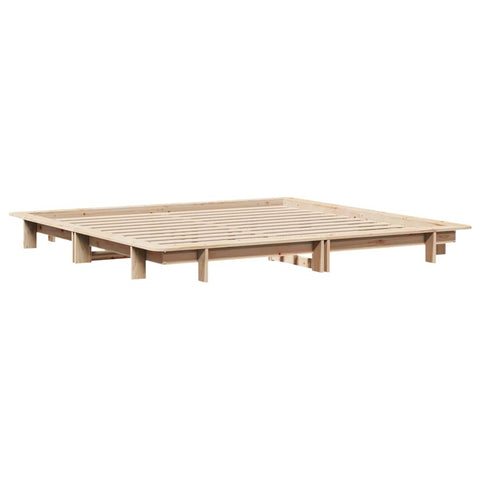 vidaXL Bed Frame without Mattress 160x200 cm Solid Wood Pine