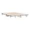vidaXL Bed Frame without Mattress White 150x200 cm King Size Solid Wood Pine