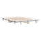 vidaXL Bed Frame without Mattress White 140x200 cm Solid Wood Pine