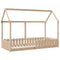 vidaXL Kids' House Bed Frame without Mattress 90x200 cm Solid Wood Pine