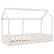 vidaXL Kids' House Bed Frame without Mattress White 80x200 cm