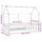 vidaXL Kids' House Bed Frame without Mattress White 90x190 cm Single