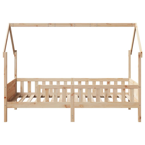 vidaXL Kids' House Bed Frame without Mattress 80x200 cm Pine