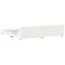 vidaXL Bed Frame without Mattress White 180x200 cm Super King Solid Wood Pine