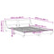 vidaXL Bed Frame without Mattress White 160x200 cm Solid Wood Pine