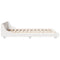 vidaXL Bed Frame without Mattress White 135x190 cm Double Solid Wood Pine