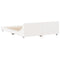 vidaXL Bed Frame without Mattress White 120x190 cm Small Double Solid Wood Pine
