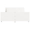 vidaXL Bed Frame without Mattress White 120x200 cm Solid Wood Pine