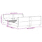 vidaXL Bed Frame without Mattress Wax Brown 120x200 cm Solid Wood Pine