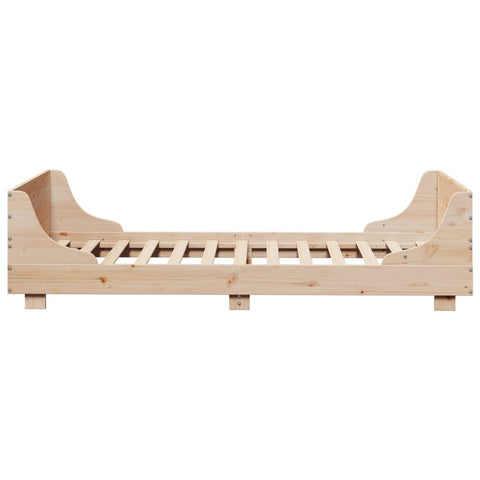 vidaXL Bed Frame without Mattress 100x200 cm Solid Wood Pine