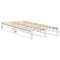 vidaXL Bed Frame without Mattress White 100x200 cm Solid Wood Pine