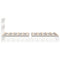 vidaXL Bed Frame without Mattress White 100x200 cm Solid Wood Pine