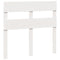vidaXL Bed Frame without Mattress White 75x190 cm Small Single Solid Wood Pine
