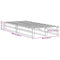 vidaXL Bed Frame without Mattress Wax Brown 90x200 cm Solid Wood Pine