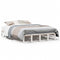 vidaXL Bed Frame without Mattress White 140x200 cm Solid Wood Pine