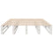 vidaXL Bed Frame without Mattress White 140x200 cm Solid Wood Pine