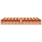 vidaXL Bed Frame without Mattress Wax Brown 140x200 cm Solid Wood Pine