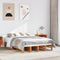 vidaXL Bed Frame without Mattress Wax Brown 140x200 cm Solid Wood Pine