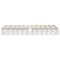 vidaXL Bed Frame without Mattress White 140x190 cm Solid Wood Pine