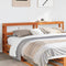 vidaXL Headboard with Shelves Wax Brown 200 cm Solid Wood Pine