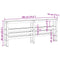 vidaXL Headboard with Shelves Wax Brown 180 cm Solid Wood Pine
