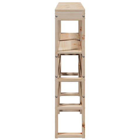 vidaXL Headboard with Shelves 150 cm Solid Wood Pine