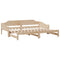 vidaXL Daybed with Trundle without Mattress 90x200 cm Solid Wood