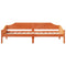 vidaXL Bed Frame without Mattress Wax Brown 80x200 cm Solid Wood Pine