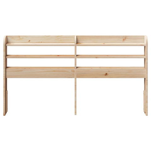 vidaXL Headboard with Shelves 160 cm Solid Wood Pine