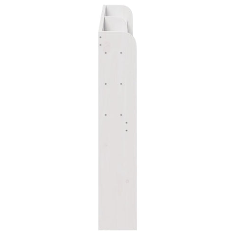 vidaXL Headboard with Shelves White 150 cm Solid Wood Pine