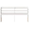 vidaXL Headboard with Shelves White 140 cm Solid Wood Pine