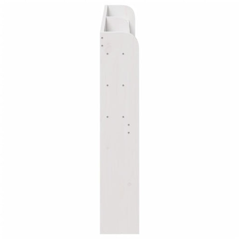 vidaXL Headboard with Shelves White 140 cm Solid Wood Pine