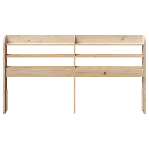 vidaXL Headboard with Shelves 135 cm Solid Wood Pine