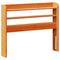 vidaXL Headboard with Shelves Wax Brown 100 cm Solid Wood Pine