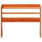 vidaXL Headboard with Shelves Wax Brown 100 cm Solid Wood Pine