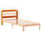 vidaXL Headboard with Shelves Wax Brown 100 cm Solid Wood Pine