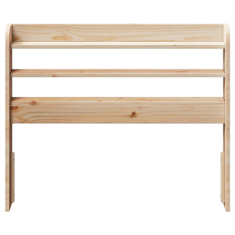 vidaXL Headboard with Shelves 90 cm Solid Wood Pine
