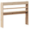 vidaXL Headboard with Shelves 90 cm Solid Wood Pine