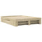 vidaXL Bed Frame without Mattress Sonoma Oak 160x200 cm Engineered Wood