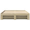 vidaXL Bed Frame without Mattress Sonoma Oak 160x200 cm Engineered Wood